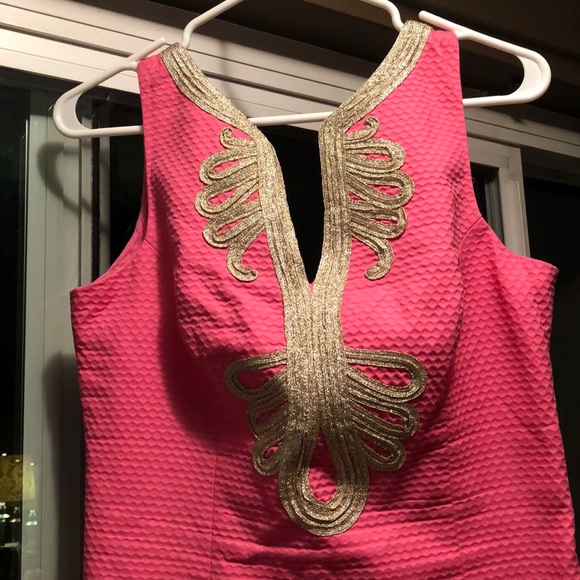 Lilly Pulitzer Pink Shift Dress - size 6 - Picture 3 of 6